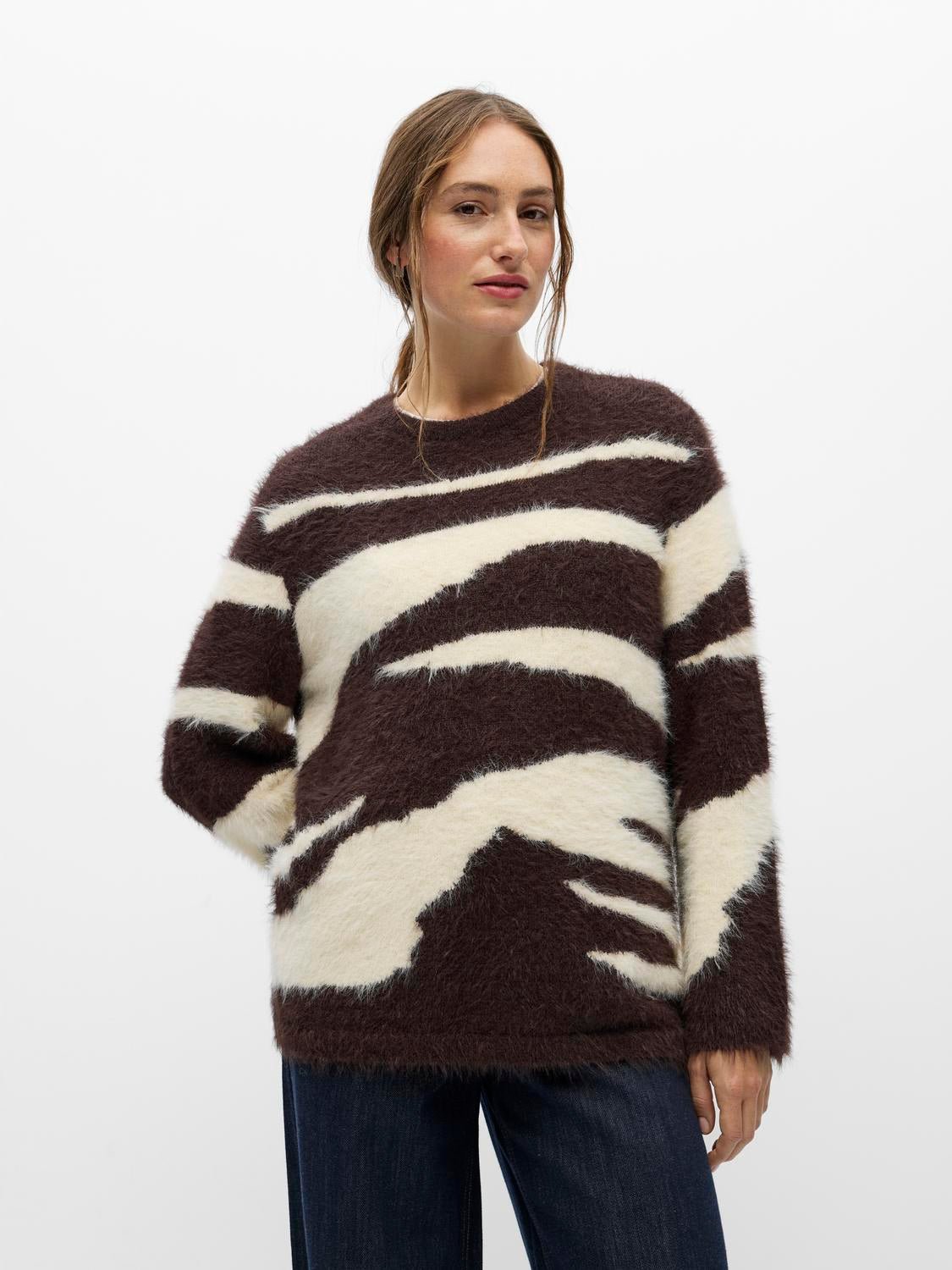 OBJLINDA Pullover - Birch - VERO MODA & VILA Bergvik